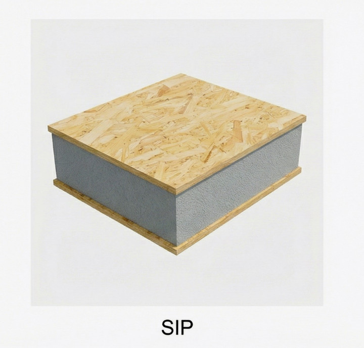 SIP panels construction